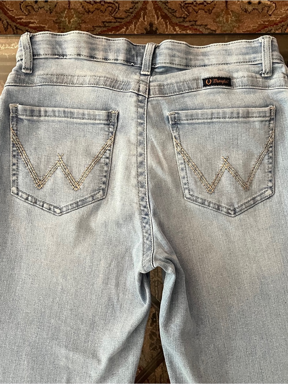 Wrangler Willow Ultimate Riding Jeans Light Wash Straight 13